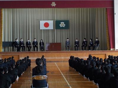 新任式　～新しい出会い～